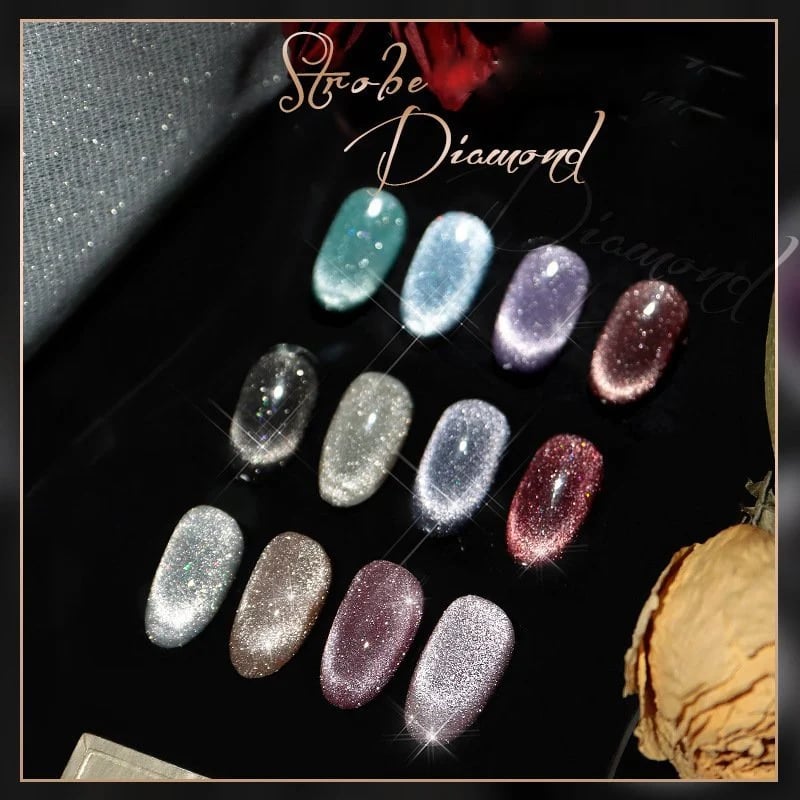 Laser Diamond nagellackset: Intensiv glans och glamorös lyster
