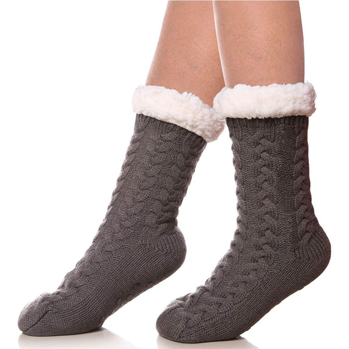 Zachte, met sherpa gevoerde pantoffels voor ultiem comfort 